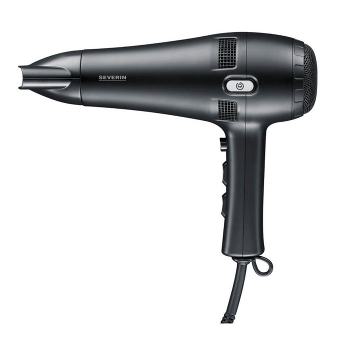 Severin HT 0165 Sèche-cheveux Noir 2100 W avec câble rétractable Severin HT 0165 Sèche-cheveux Noir 2100 W avec câble rétractable