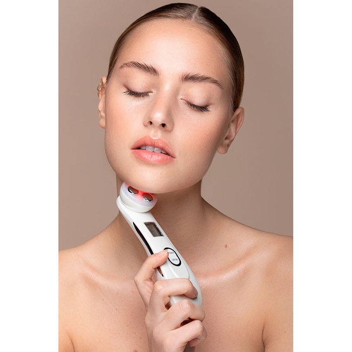 Paloma Beauties Appareil de Soin Visage 5 en 1 Anti-Rides, Liftant, Contre l'Acné, 6 Modes de Massage, Purification Profonde et Hydratation