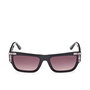 Guess Gafas GU7902 01T Lunettes de Soleil Femme Rectangulaires Monture Noire Verres Bordeaux Dégradé 140mm