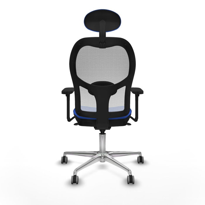 Piqueras y Crespo Chaise de Bureau 3D086G1 Bleu avec Appui-tête