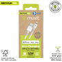 Câble USB vers Lightning Muvit for Change Blanc