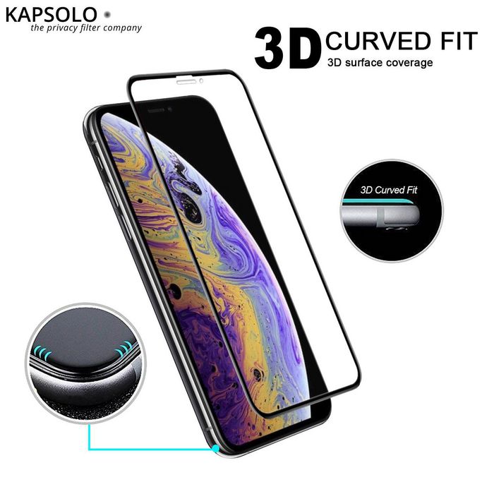 Kapsolo Verre Trempé de Protection Écran iPhone 13 Pro Max 9H Résistant aux Chocs Anti-Empreintes et Anti-Reflets avec Coating Oléophobe