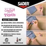 Sader - Colle textile pour tissus - Transparente - Résiste aux lavages machine et repassage - Pour ourlets, customisation, raccommodage - Flacon 40 ml