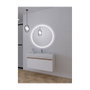 LIMEX Miroir de Salle de Bain Lumineux « Belgique » Ø70cm Blanc Froid