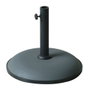 Marbueno 10446 Base de parasol ronde en ciment 41,5x35 cm 15 kg gris pour jardin, piscine et terrasse