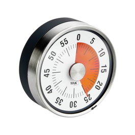 Tfa Minuteur de Cuisine PUCK 38.1028.10 Noir/Argent