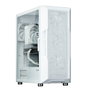 Boîtier ATX semi-tour Zalman I3 NEO ARGB WHITE Blanc