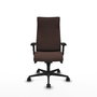 Piqueras Y Crespo Fauteuil Albacete, mécanisme synchrone, similicuir marron foncé