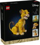 LEGO 43247 Disney Classic - Simba, Le Jeune Roi Lion, Figurine Animale Collector à Construire et Exposer, Set pour Adultes