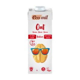 ECOMIL Boisson végétale d'avoine BIO 1L (Pack de 6)