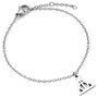 THE CARAT SHOP Bracelet Réglable Reliques de la Mort Harry Potter - Acier Inoxydable 16-18 cm