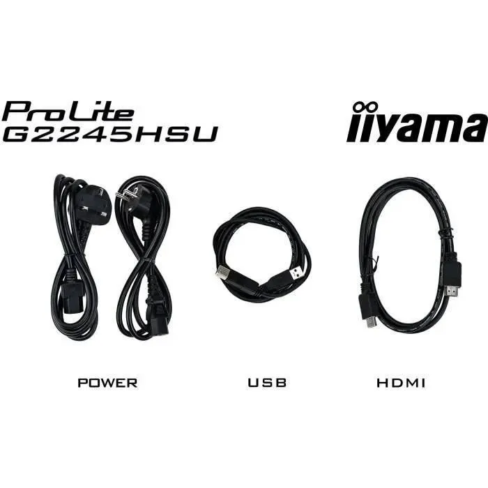 Iiyama G2245HSU-B2 - Écran PC Gamer 22 Pouces FHD IPS 100Hz 1ms