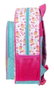 Safta Mochila infantil adapt.carro the bellies - Sac à dos enfant adaptable au chariot 26x34x11 cm, polyester 300D, couleur blanche, turquoise ou mauve, pour 3 ans