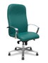 Chaise de Bureau Caudete Piqueras y Crespo DBSP426 Vert foncé