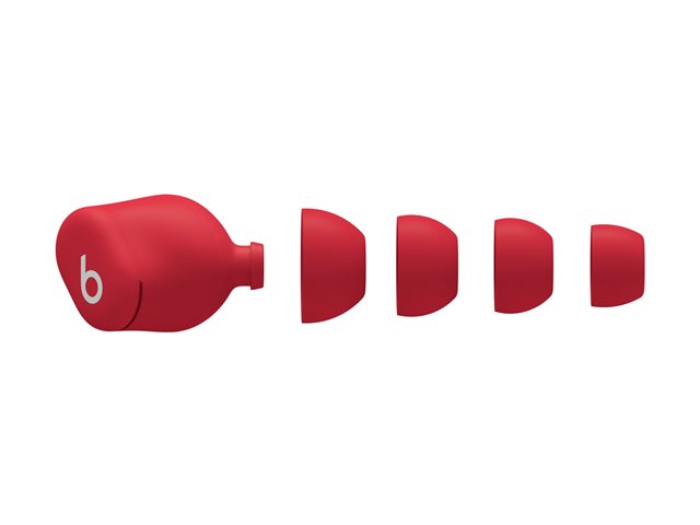 Apple Beats Solo Buds Casque Bluetooth sans fil avec micro intégré - Rouge transparent