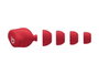Apple Beats Solo Buds Casque Bluetooth sans fil avec micro intégré - Rouge transparent