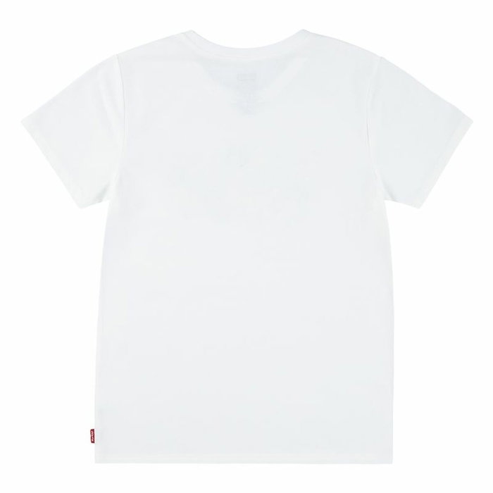T shirt à manches courtes Enfant Levi's Lvg Ss Batwing Fill Blanc