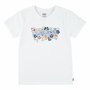 T shirt à manches courtes Enfant Levi's Lvg Ss Batwing Fill Blanc
