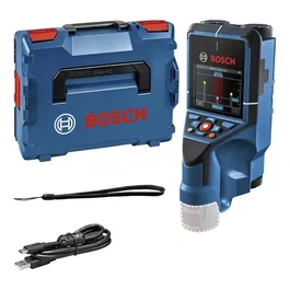 Bosch Professional Détecteur mural D-Tect 200 C 0601081608 avec technologie radar, L-BOXX et dragonne - Sans batterie ni chargeur