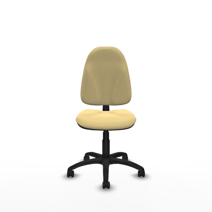 PIQUERAS Y CRESPO Chaise de bureau Algarra similicuir crème sans accoudoirs PIQUERAS Y CRESPO Chaise de bureau Algarra similicuir crème sans accoudoirs