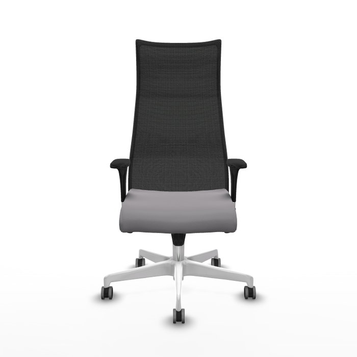 Piqueras y Crespo Chaise de Bureau Albacete XL Gris et Noir