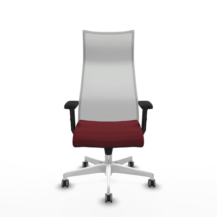 Piqueras y Crespo Chaise de Bureau Albacete Granat et Blanc Piqueras y Crespo Chaise de Bureau Albacete Granat et Blanc