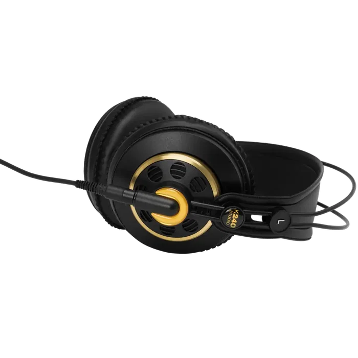 AKG K240 Studio Casque Semi-ouvert Circumaural dynamique 55 Ohms avec câble détachable mini XLR AKG K240 Studio Casque Semi-ouvert Circumaural dynamique 55 Ohms avec câble détachable mini XLR