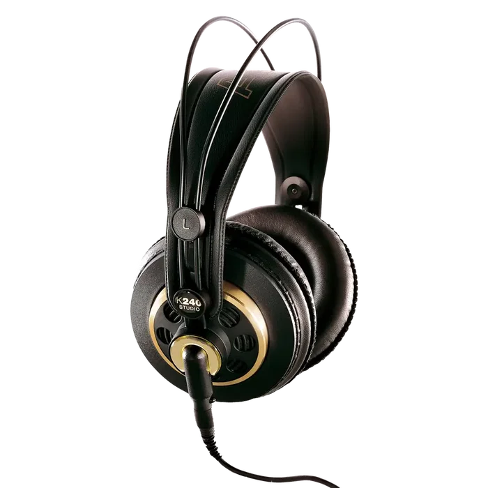 AKG K240 Studio Casque Semi-ouvert Circumaural dynamique 55 Ohms avec câble détachable mini XLR AKG K240 Studio Casque Semi-ouvert Circumaural dynamique 55 Ohms avec câble détachable mini XLR