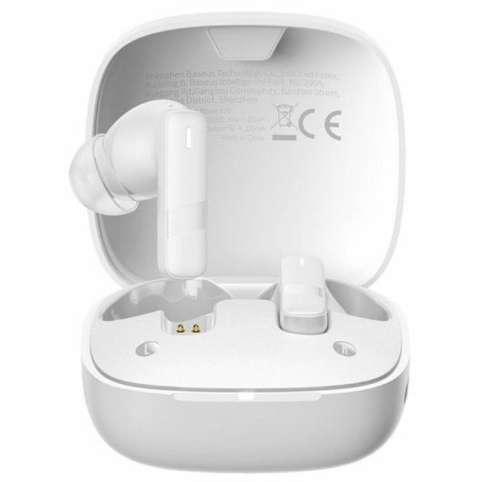 Casques avec Microphone Baseus A00069700223-00 Blanc Casques avec Microphone Baseus A00069700223-00 Blanc