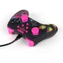Konix - Manette de jeu Nintendo Switch, Switch 2 et PC - Stranger Things - Filaire avec câble USB de 3 m - Noir et rose - Vibration - Bouton capture d'écran