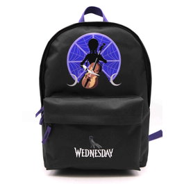 TOYBAGS Mochila Miercoles Sac à Dos pour Ordinateur Portable 43 x 31 x 13,5 cm Polyester avec Logo Brodé Wednesday