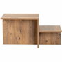 BigBuy Home Table basse Harmony Pin Atlantique 80 x 40 x 40 cm