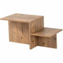 BigBuy Home Table basse Harmony Pin Atlantique 80 x 40 x 40 cm