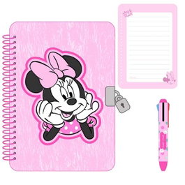 Safta Set de journal avec cadenas Minnie Mouse Minty