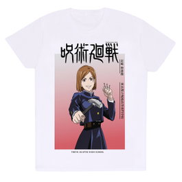 Jujutsu Kaisen T-shirt à manches courtes Nobara Ombre Blanc Unisexe XXL