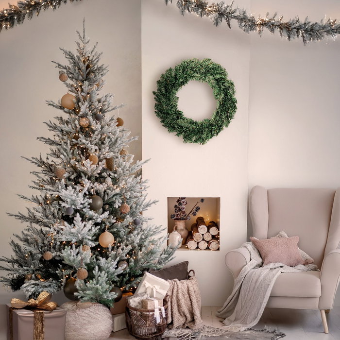 GSC Evolution Couronne de Noël Mubi Ø50cm 80 branches