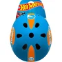 Stamp Casque Skate/Vélo STAMP - Licence Hot Wheels Bleu - Taille 53-57 cm - Structure EPS, Coque ABS, Sangles et Aérations Ajustables