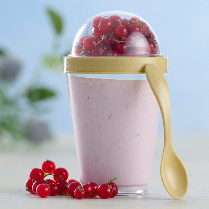 Day Mug avec couvercle et cuillère 350 ml