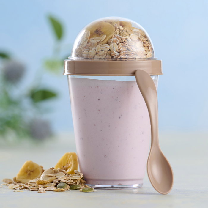 Day Mug avec couvercle et cuillère 350 ml