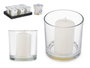 Acorde Porte-bougie Taco Bougie Algodon Blanc 10x10x10 cm (Set de 6)