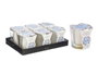 Acorde Porte-bougie Taco Bougie Algodon Blanc 10x10x10 cm (Set de 6)