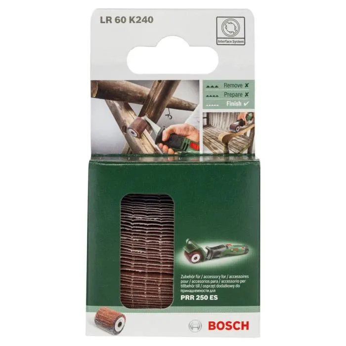 Bosch Abranet Rouleau lamelle 60mm Grain 240 pour ponceuses excentriques