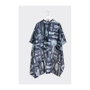 Bifull Cape de Coiffure Homme avec Fermeture Boutons-Pression 117x137cm