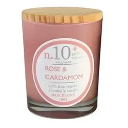 CERABELLA Bougie en pot rose-cardamome 7,5x9 cm