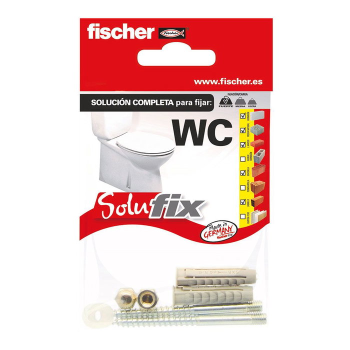 Fischer Kit de fixation Solufix pour WC 5569819 Fischer Kit de fixation Solufix pour WC 5569819