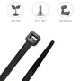 WOLFPACK LINEA PROFESIONAL Collier de serrage en nylon noir 7,5 x 450 mm (Lot de 100)