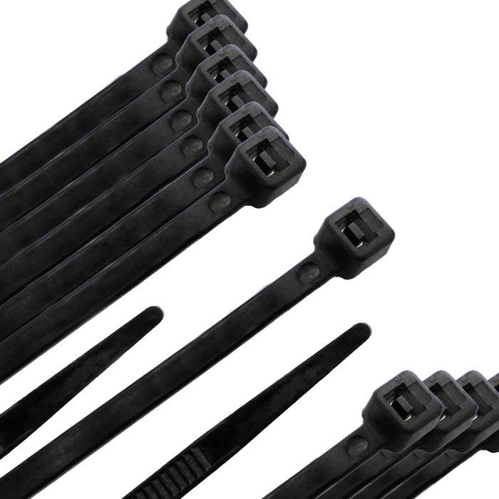WOLFPACK LINEA PROFESIONAL Collier de serrage en nylon noir 7,5 x 450 mm (Lot de 100) WOLFPACK LINEA PROFESIONAL Collier de serrage en nylon noir 7,5 x 450 mm (Lot de 100)
