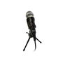 EQUIP 245341 Microphone de Table mini 3.5mm Jack avec Angle Réglable Câblé