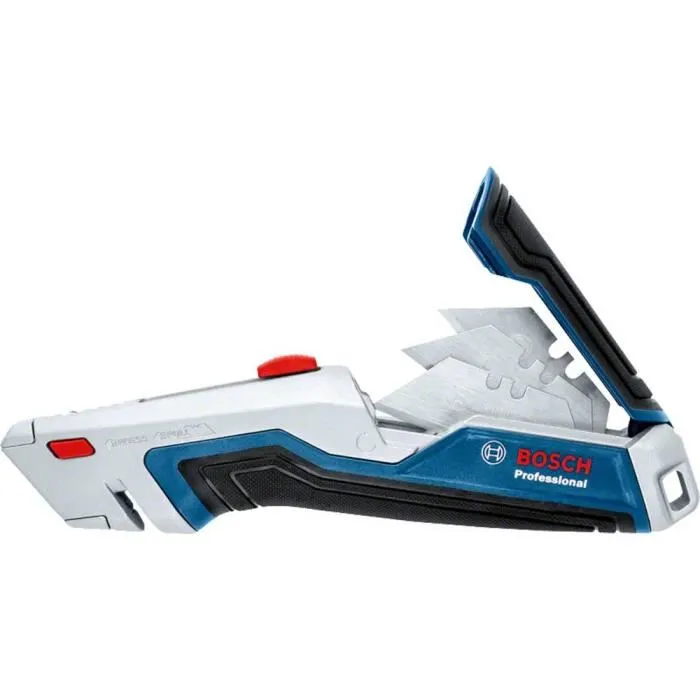 Bosch Professional Cutter universel pour moquette et matériaux durs avec lame rétractable et changement rapide - GPC 35 VCE Bosch Professional Cutter universel pour moquette et matériaux durs avec lame rétractable et changement rapide - GPC 35 VCE