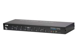 Aten Commutateur KVM 8 ports USB DVI avec support périphériques USB, audio et mode broadcast